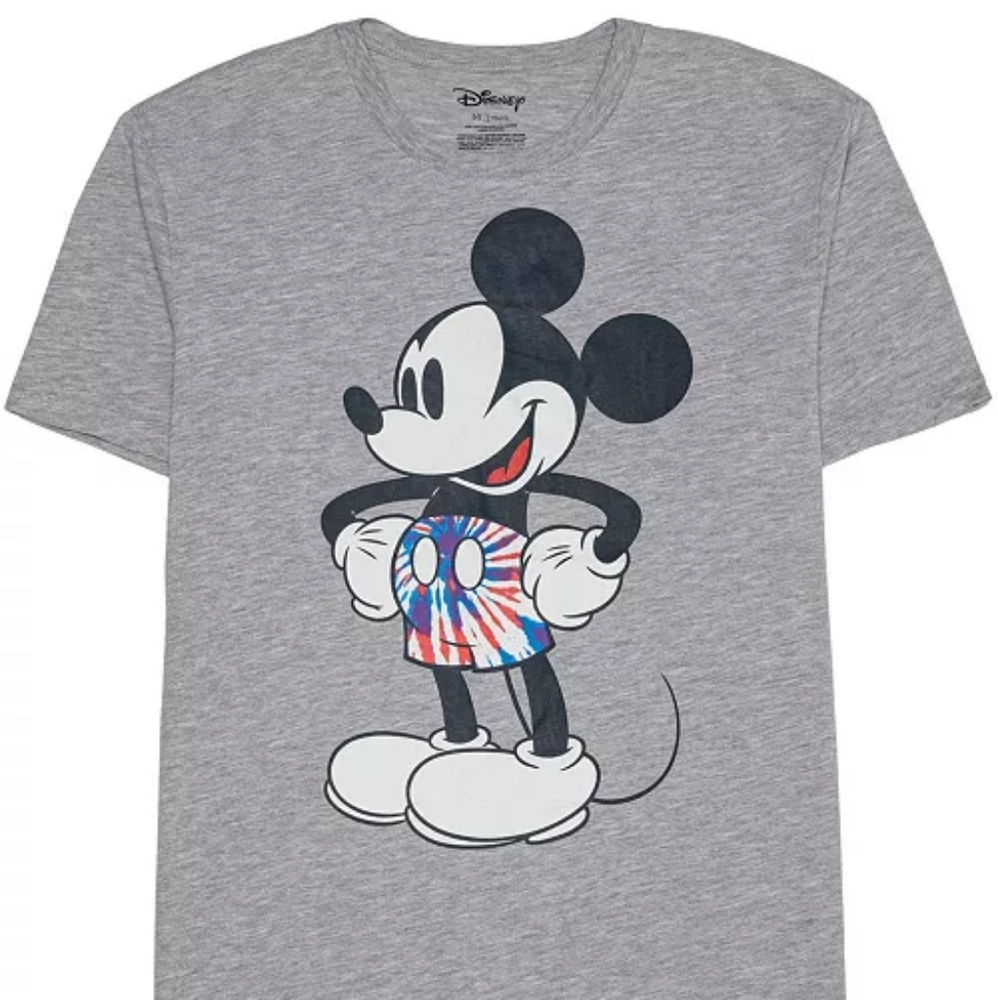Men's Large Mickey Tie Dye T-shirt